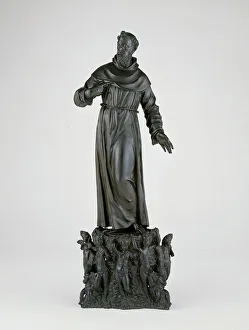 Saint Francis of Assisi; Base with Putti, 1600/20. Creator: Nicolo Roccatagliata