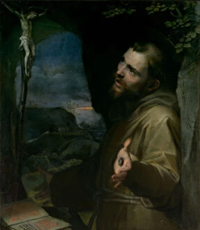 Barocci Gallery: Saint Francis, ca. 1600-1604. Creator: Federico Barocci