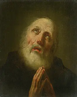 Friar Prints: Saint Francis of Paula, 1700-1750. Creator: Giovanni Battista Piazzetta
