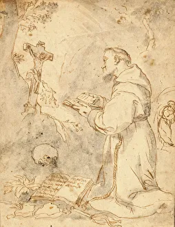 San Francesco Dassisi Prints: Saint Francis Praying, n.d. Creator: Possibly after Bartolomé Estéban Murillo Spanish