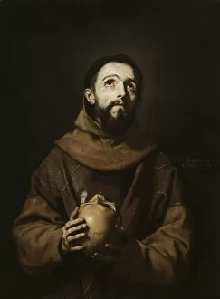 Ribera Gallery: Saint Francis receiving the Stigmata, 1643