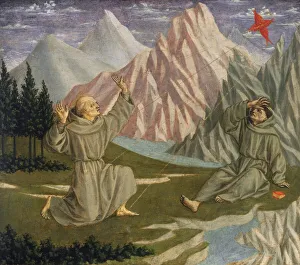 Saint Francis Receiving the Stigmata, c. 1445 / 1450. Creator: Domenico Veneziano