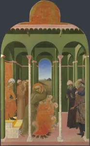 Friars Minor Prints: Saint Francis before the Sultan (From Borgo del Santo Sepolcro Altarpiece)