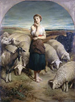 Genevieve Prints: Saint Genevieve, C1810-1880. Artist: Charles-Emile-Callande de Champmartin