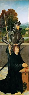 Cleve Prints: Saint George and Donor (Winged Altar, Left Panel)