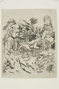 Saint George and the Dragon, n.d. Creator: Master of the Nuremberg Passion