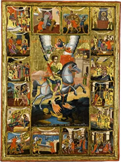 Saint George with scenes from his life, 1806