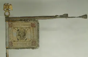 Alexander Nikolayevich Collection: Saint George Standard of the Cavalry at the Time of Alexander II, 1872
