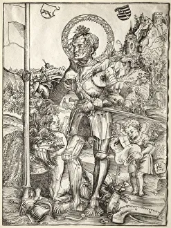 Saint George Standing, 1506. Creator: Lucas Cranach (German, 1472-1553)