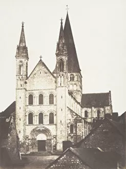 Rouen Gallery: Saint-Georges de Boscherville, pres Rouen, 1852-54. Creator: Edmond Bacot