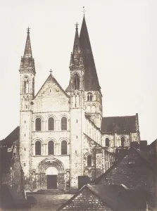 Haute Normandie Prints: Saint-Georges de Boscherville, pres Rouen, 1852-54. Creator: Edmond Bacot