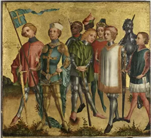 Armor Collection: Saint Gereon of Koln with soldiers, ca 1460. Artist: Master of Cologne (active ca 1500)