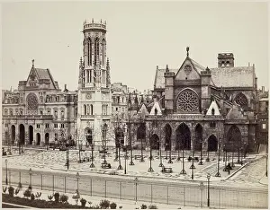 Baldus Prints: Saint Germain l'Auxerrois, Paris