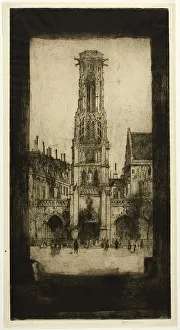Saint Germain Lauxerrois Prints: Saint Germain l'Auxerrois, plate two from the Paris Set