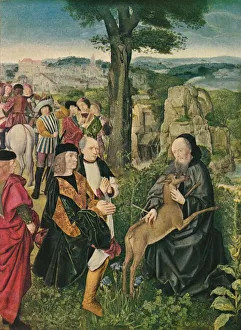 Saint Giles and the Deer, c1500, (1909)