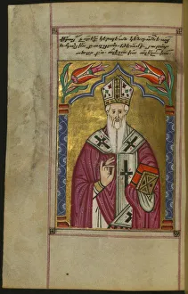 Baltimore Prints: Saint Gregory the Illuminator (From: Hymnal manuscript)
