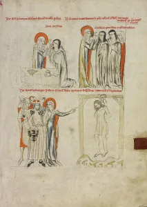 Caring Prints: Saint Hedwig Saving a Choking Nun and Curing a Woman and Nuns of Blindness