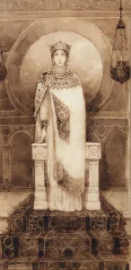 Saint Helena, 1890s. Artist: Vasnetsov, Viktor Mikhaylovich (1848-1926) Saint Helena, 1890s. Artist: Vasnetsov, Viktor Mikhaylovich (1848-1926)