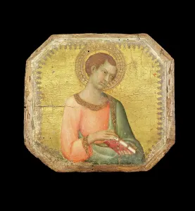 A Saint Holding a Book, 1330-44. Creator: Simone Martini