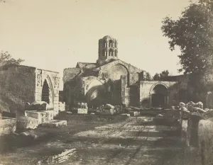 Saint-Honorat, Pres dArles, 1853. Creator: Edouard Baldus (French, 1813-1889)