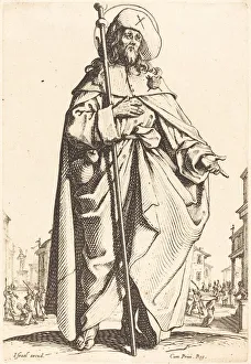 Saint James the Great, published 1631. Creator: Jacques Callot Saint James the Great, published 1631. Creator: Jacques Callot