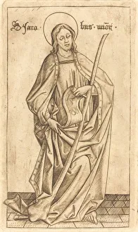 Meister Es Prints: Saint James the Less, c. 1470 / 1480. Creator: Israhel van Meckenem