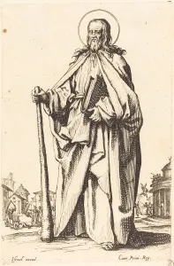 Jacques Dalphee Prints: Saint James the Less, published 1631. Creator: Jacques Callot