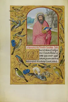 Preacher Prints: Saint James as a Pilgrim; Spinola Hours
