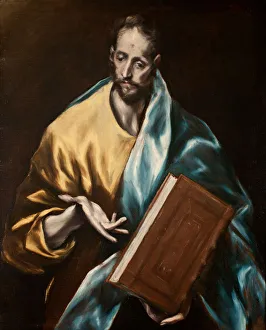 Apostle Prints: Saint James the Younger. Artist: El Greco, Dominico (1541-1614)