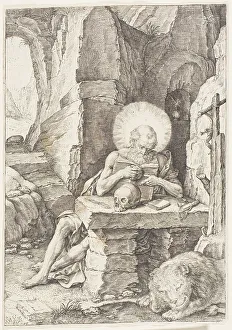 Repentant Prints: Saint Jerome, 1500/99. Creator: Raphael de Mey