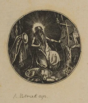 Saint Hieronymus Collection: Saint Jerome, 19th century. Creator: Alois Petrak