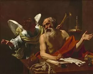 St Jerome Collection: Saint Jerome and the Angel, c. 1622 / 1625. Creator: Simon Vouet