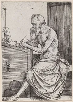 Jacopo Barbari Prints: Saint Jerome, c. 1501 / 1504. Creator: Jacopo de Barbari