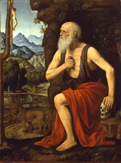 Luini Prints: Saint Jerome, c. 1525. Artist: Luini, Bernardino (ca. 1480-1532)