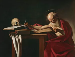 Caravaggio Gallery: Saint Jerome, ca 1606