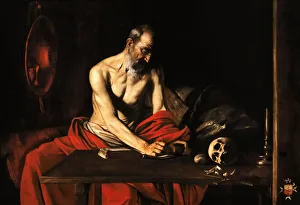 Anchorite Collection: Saint Jerome in his Cell, ca 1608