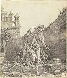 Saint Jerome in a Courtyard, c. 1512/1515. Creator: Albrecht Altdorfer