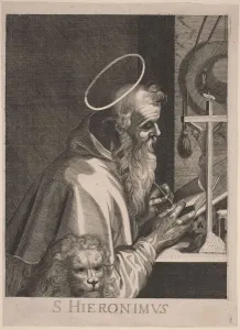 Saint Hieronymus Collection: Saint Jerome. Creator: Unknown