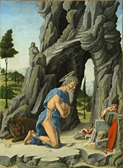 Padua Prints: Saint Jerome in the Desert, 1450. Creator: Marco Zoppo