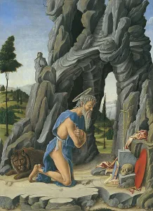 Saint Jerome in the Desert. Artist: Zoppo, Marco (1433-1478) Saint Jerome in the Desert. Artist: Zoppo, Marco (1433-1478)