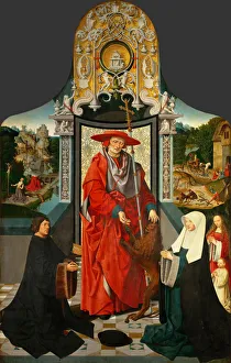 Anchorite Collection: Saint Jerome and the lion (center panel), 1511