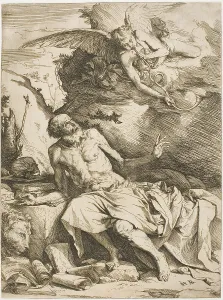 Saint Jerome Listening to the Trumpet of the Last Judgment, 1622-25. Creator: Jusepe de Ribera