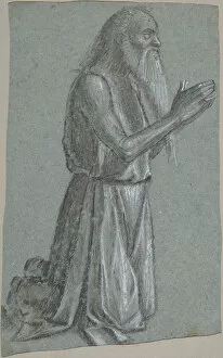 Carpaccio Gallery: Saint Jerome (recto); Soldier with a Spear (verso), 1460-1525. Creator: Vittore Carpaccio