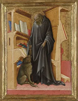 Giovanni Piero Di Prints: Saint Jerome in his Study, c.1420. Creator: Lorenzo Monaco