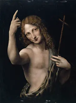 Semi Dress Prints: Saint John the Baptist, 1506. Creator: Workshop of Leonardo da Vinci