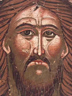 Saint John the Baptist, between 1600 and 1700. Creator: Serbian School