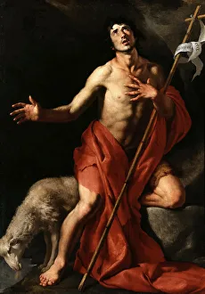 School Of Neaple Prints: Saint John the Baptist, 1635-1640. Creator: Fracanzano, Cesare (1605-1651)