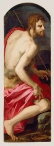 Bronzino Collection: Saint John the Baptist, c. 1544. Artist: Bronzino, Agnolo (1503-1572)