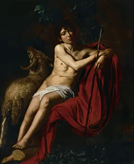 Michelangelo 1571 1610 Prints: Saint John the Baptist, c. 1610