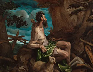 Bassano Prints: Saint John the Baptist in the desert